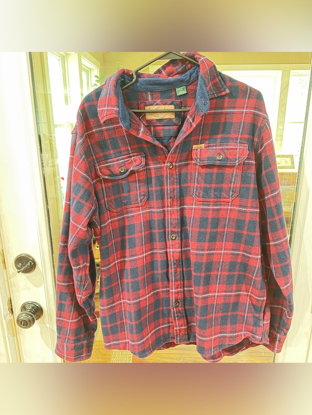 Men’s Large Orvis Flannel Shirt